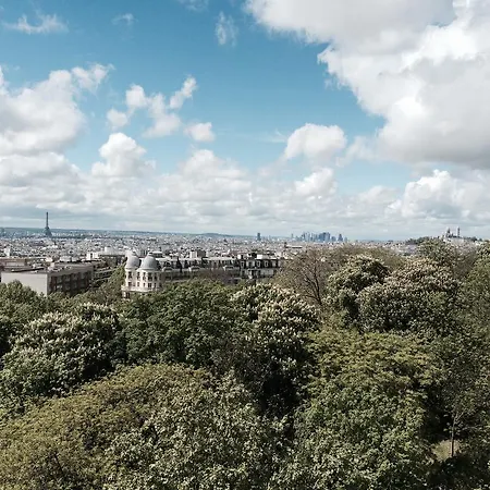 Buttes Chaumont View Париж